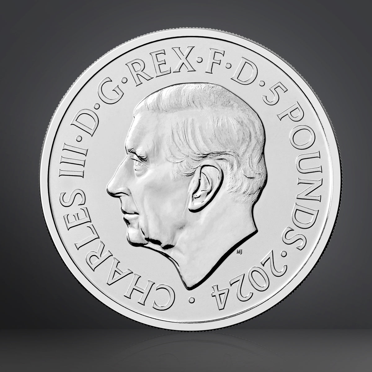 James Bond 5 oz Silbermünze in Proof-Form – nummerierte Ausgabe der 1990er – von der Royal Mint