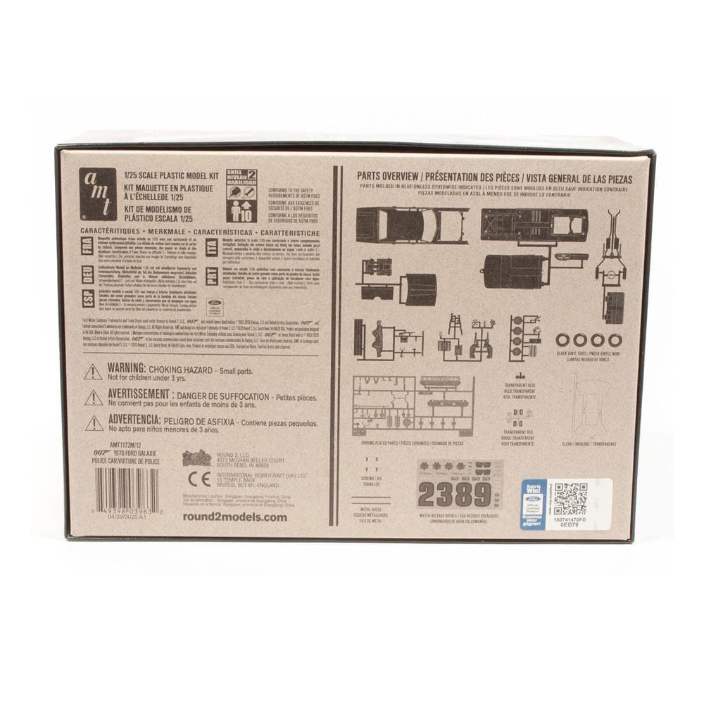 James Bond Ford Police Car Model Kit - Diamonds Are Forever Edition - by AMT - 007STORE