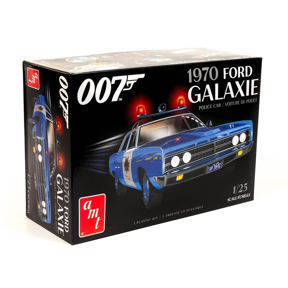 James Bond Ford Police Car Model Kit - Diamonds Are Forever Edition - by AMT - 007STORE