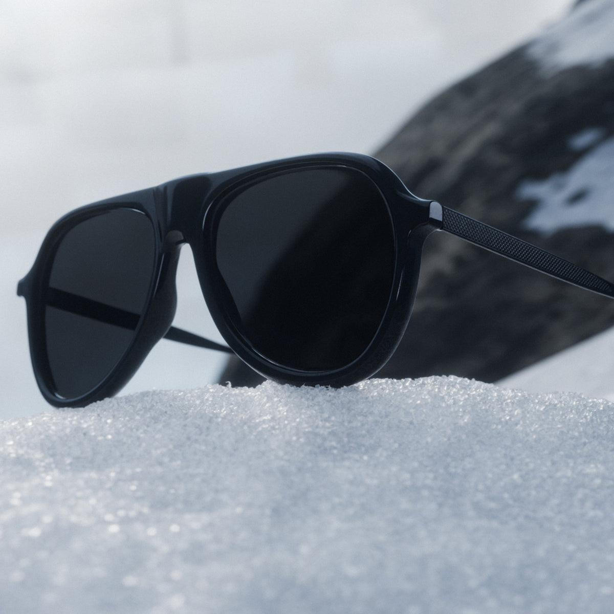 James Bond 007 Vedretta Sunglasses US - Black / Black Satin / Noir Edition - By Barton Perreira (Pre-order)