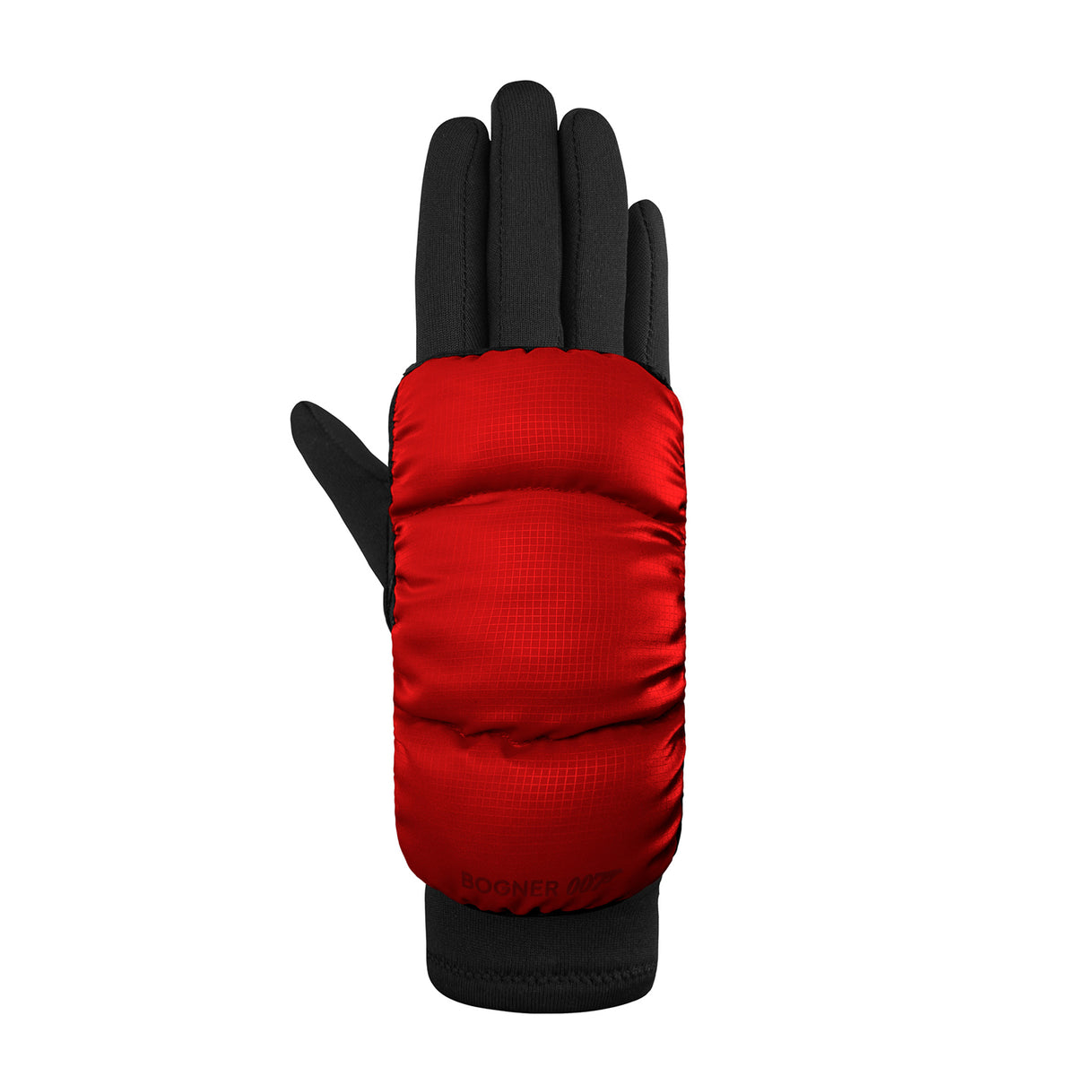 James Bond Quilted 2-In-1 Touch Gloves - Red Edition - By Bogner