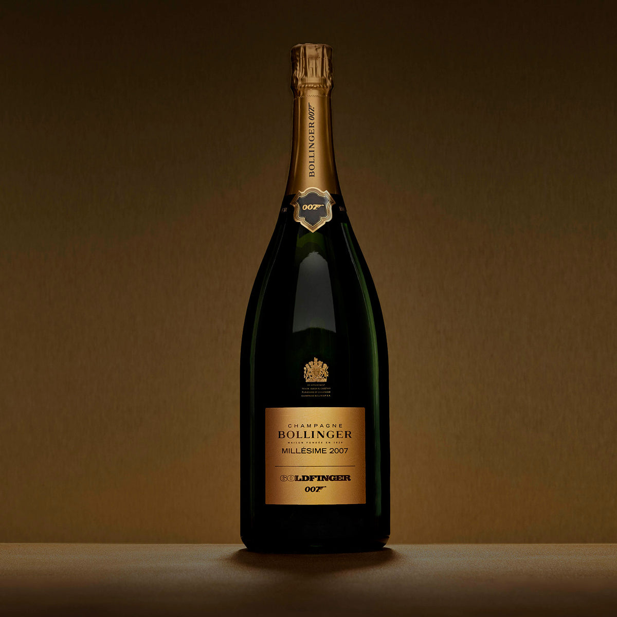 James Bond Champagne Bollinger Anniversary Magnum Set - 007 Goldfinger Numbered Edition