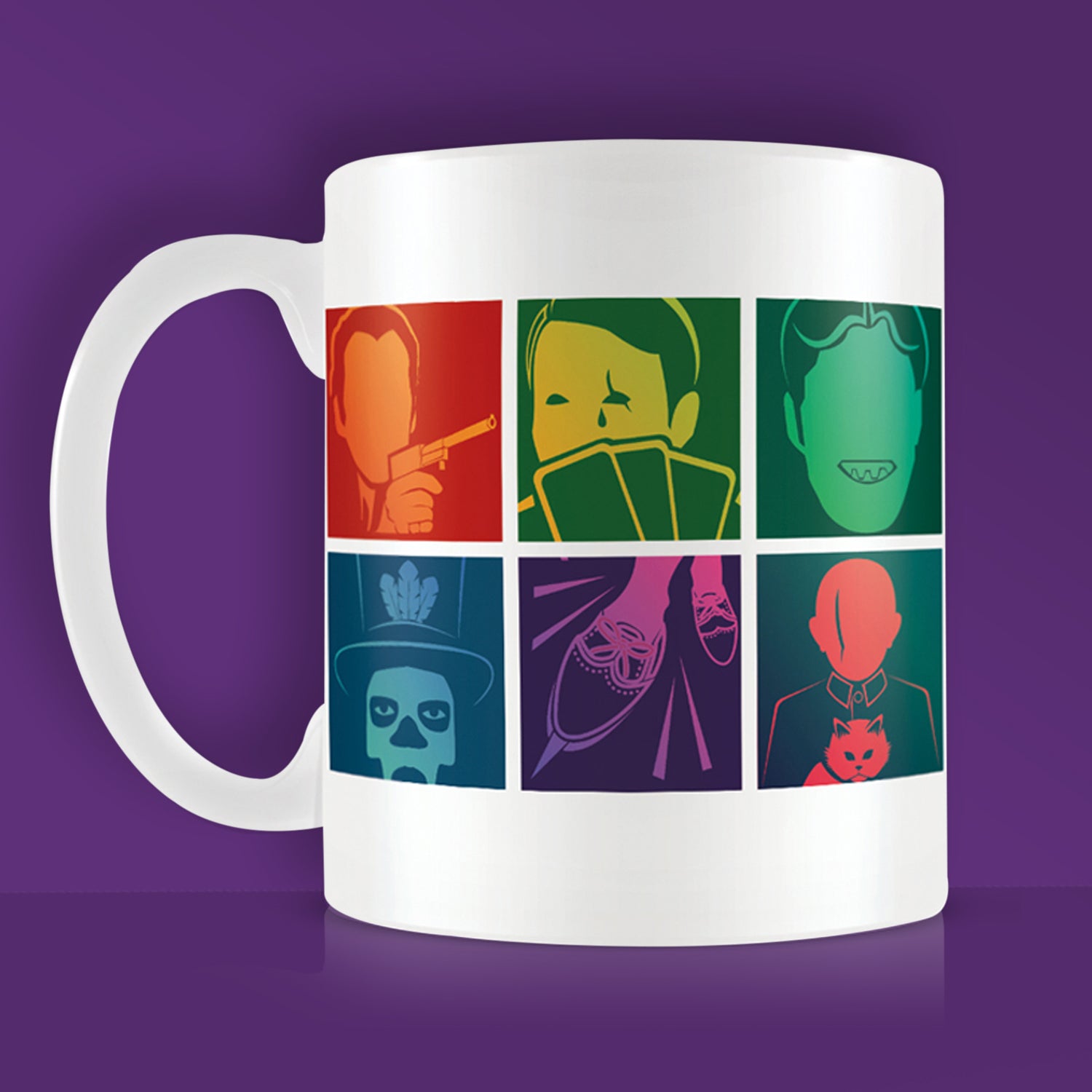 James Bond Graphic Villains Bone China Mug 007Store