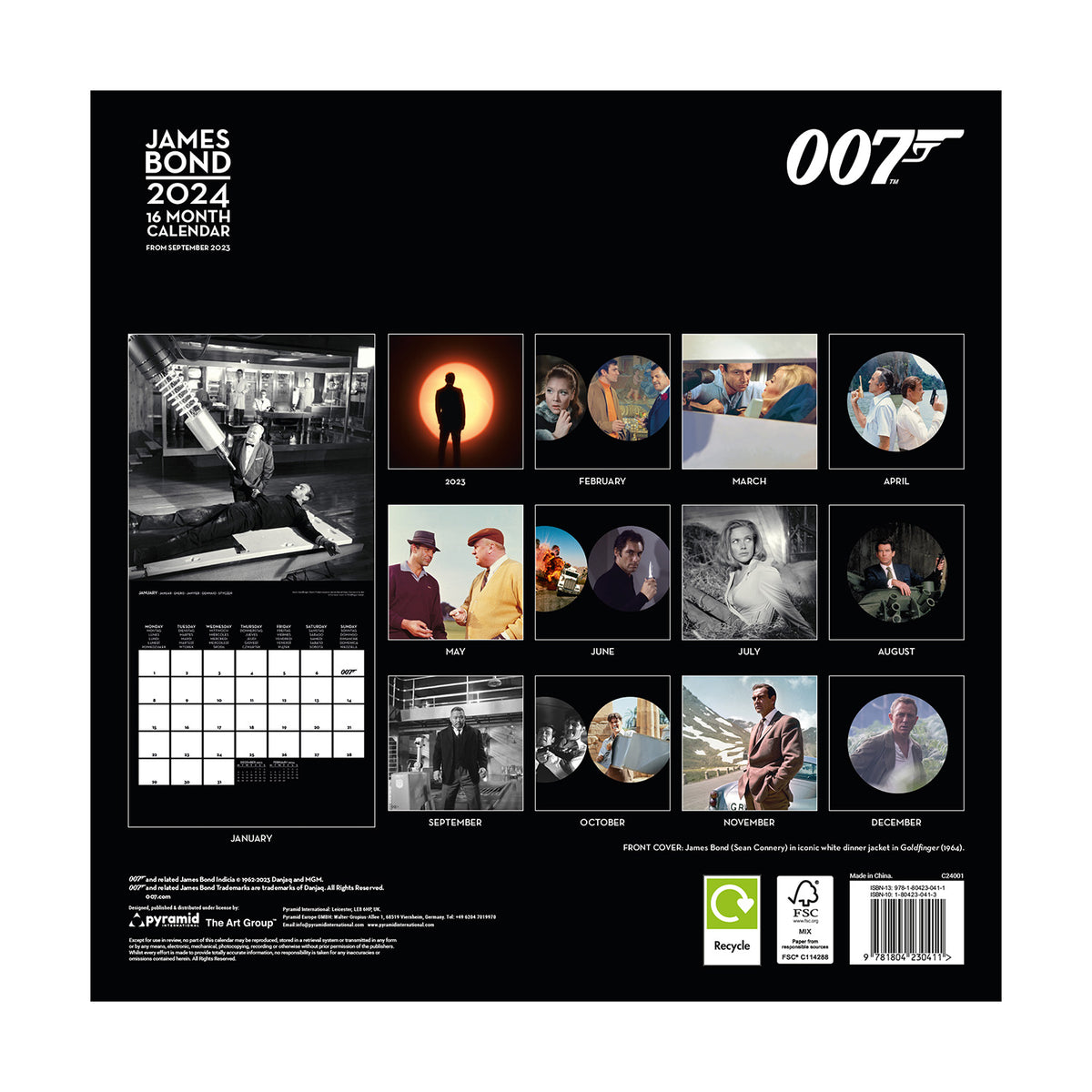 James Bond Calendar 2025 Lotta Rhiamon