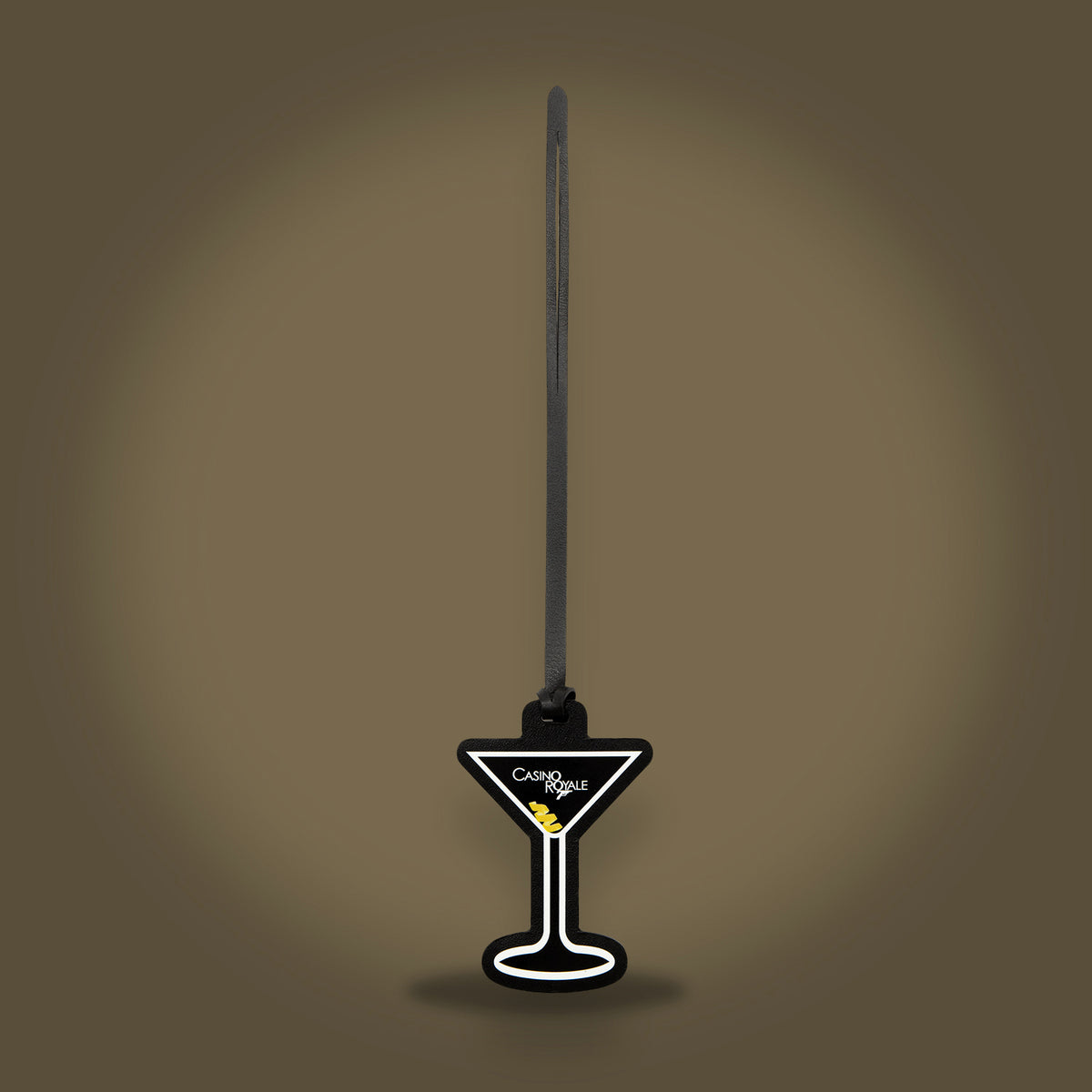 James Bond Vesper Martini Leather Bag Charm - Casino Royale 20th Anniversary Edition - By Globe-Trotter 007Store