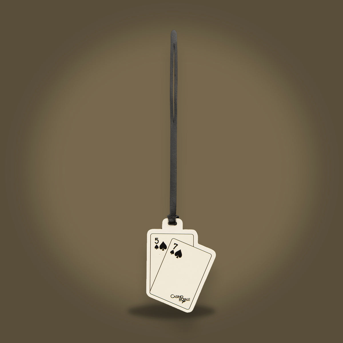 James Bond Poker Cards Leather Bag Charm - Casino Royale 20th Anniversary Edition - By Globe-Trotter