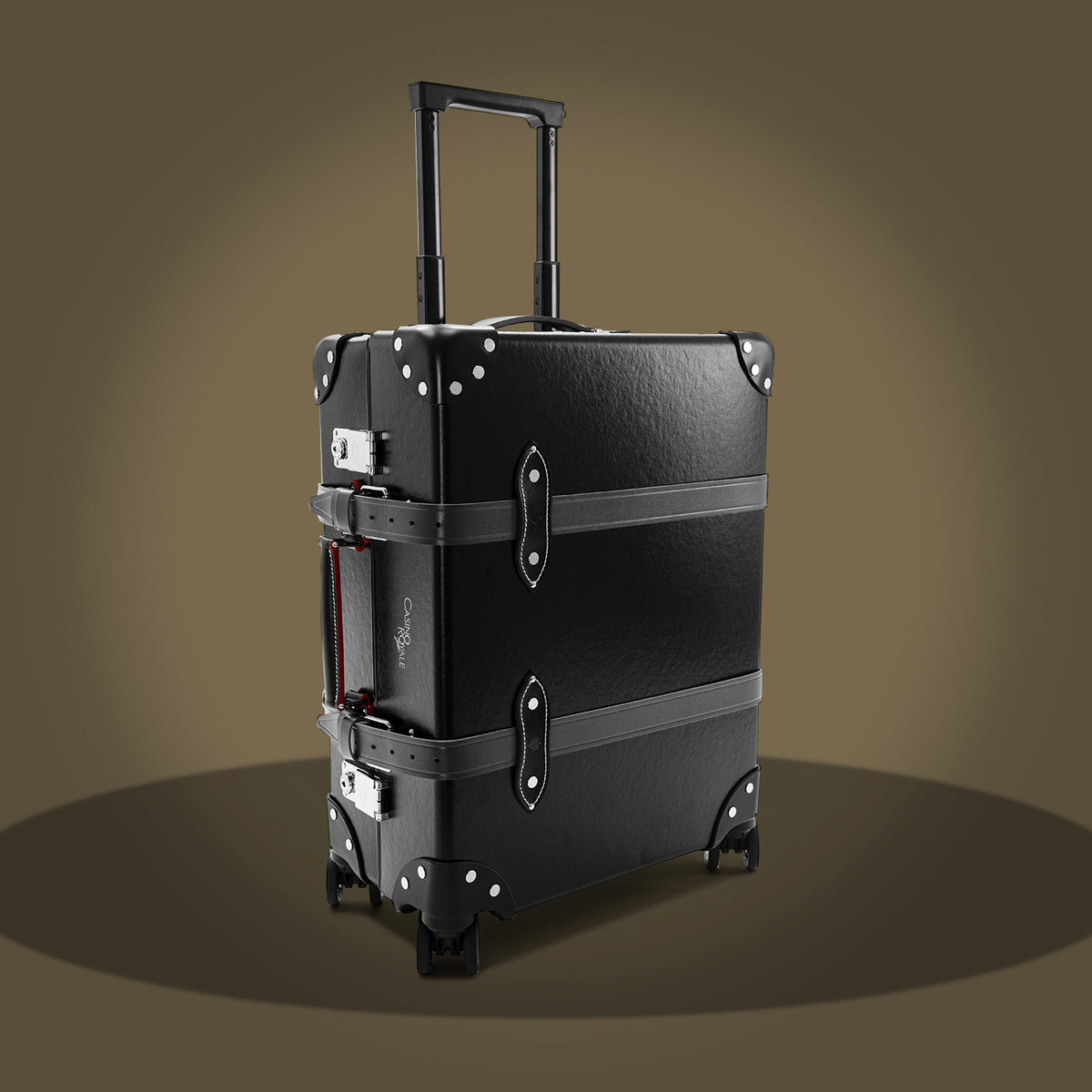 James Bond Carry-On Trolley Case - Black & Graphite Casino Royale 20th Anniversary Edition - By Globe-Trotter