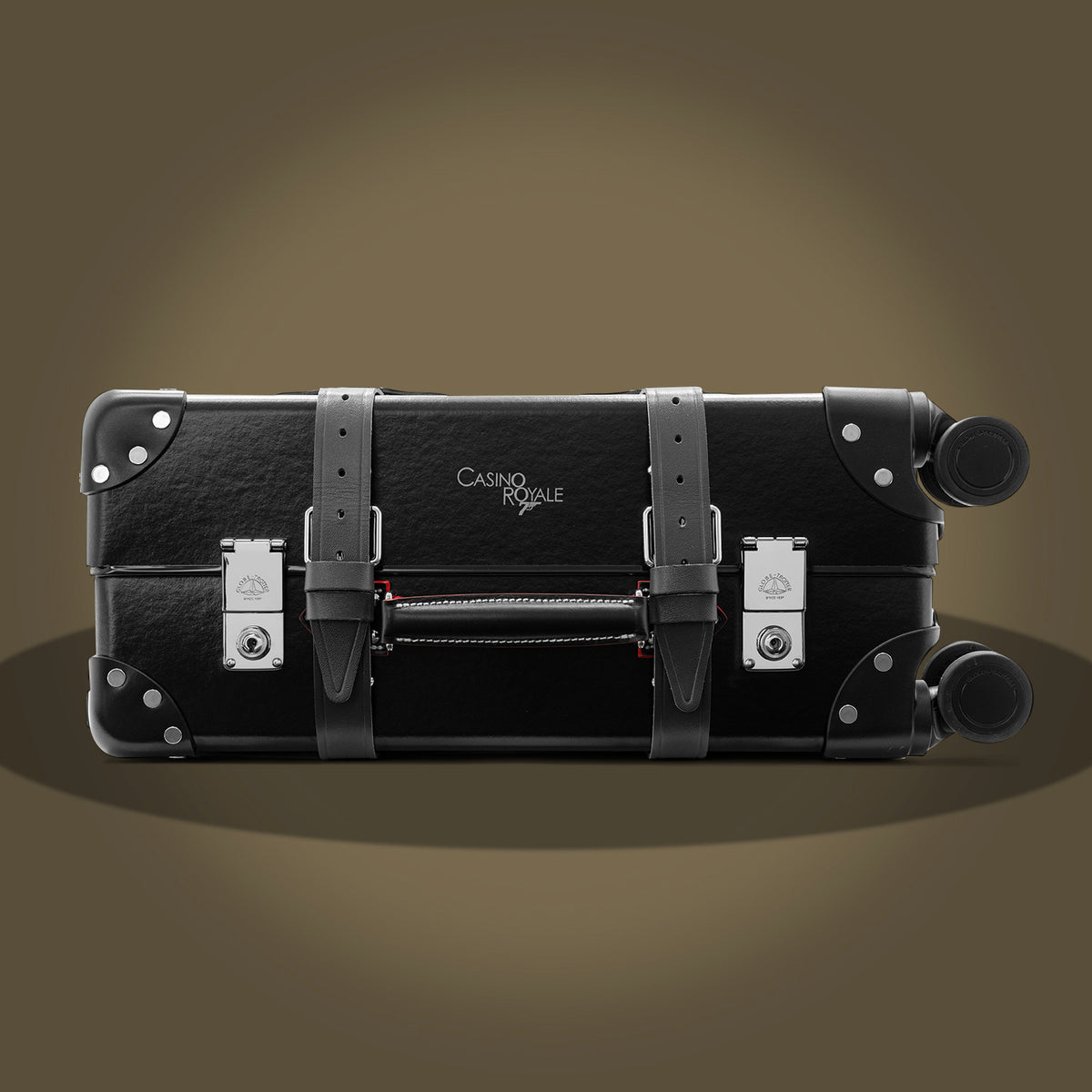 James Bond Carry-On Trolley Case - Black & Graphite Casino Royale 20th Anniversary Edition - By Globe-Trotter
