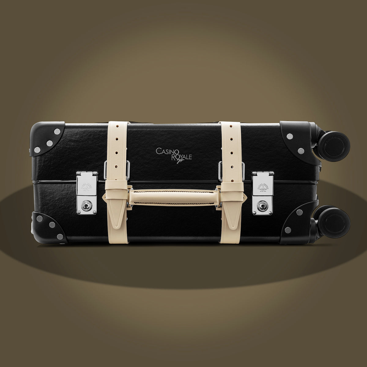 James Bond Carry-On Trolley Case - Black & Ivory Casino Royale 20th Anniversary Edition - By Globe-Trotter