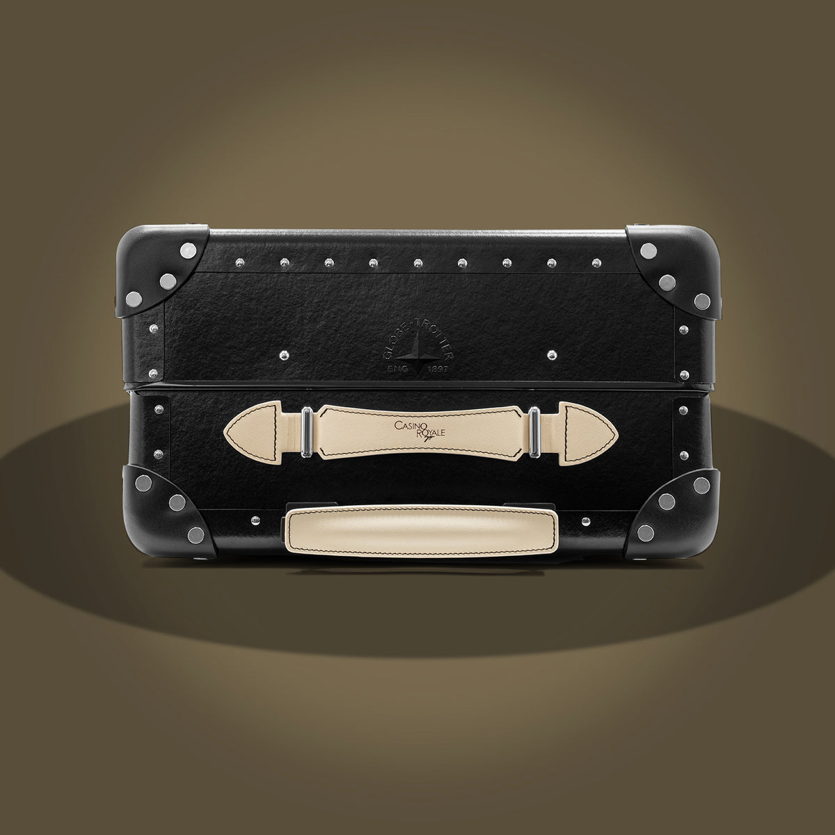 James Bond Carry-On Trolley Case - Black & Ivory Casino Royale 20th Anniversary Edition - By Globe-Trotter