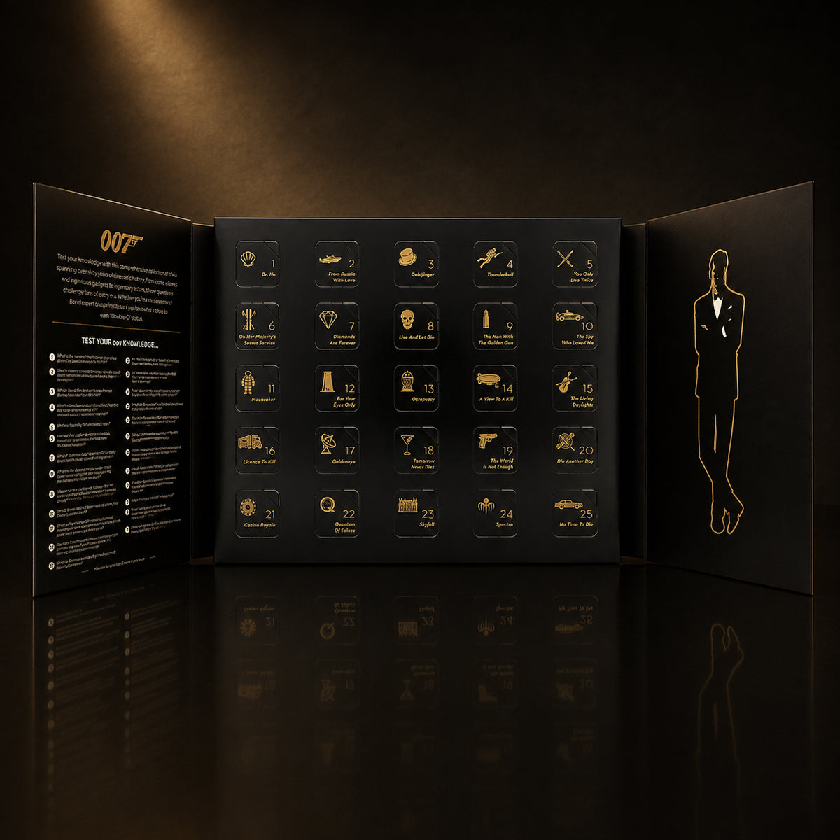 James Bond 007 Chocolate Advent Calendar - By Charbonnel et Walker