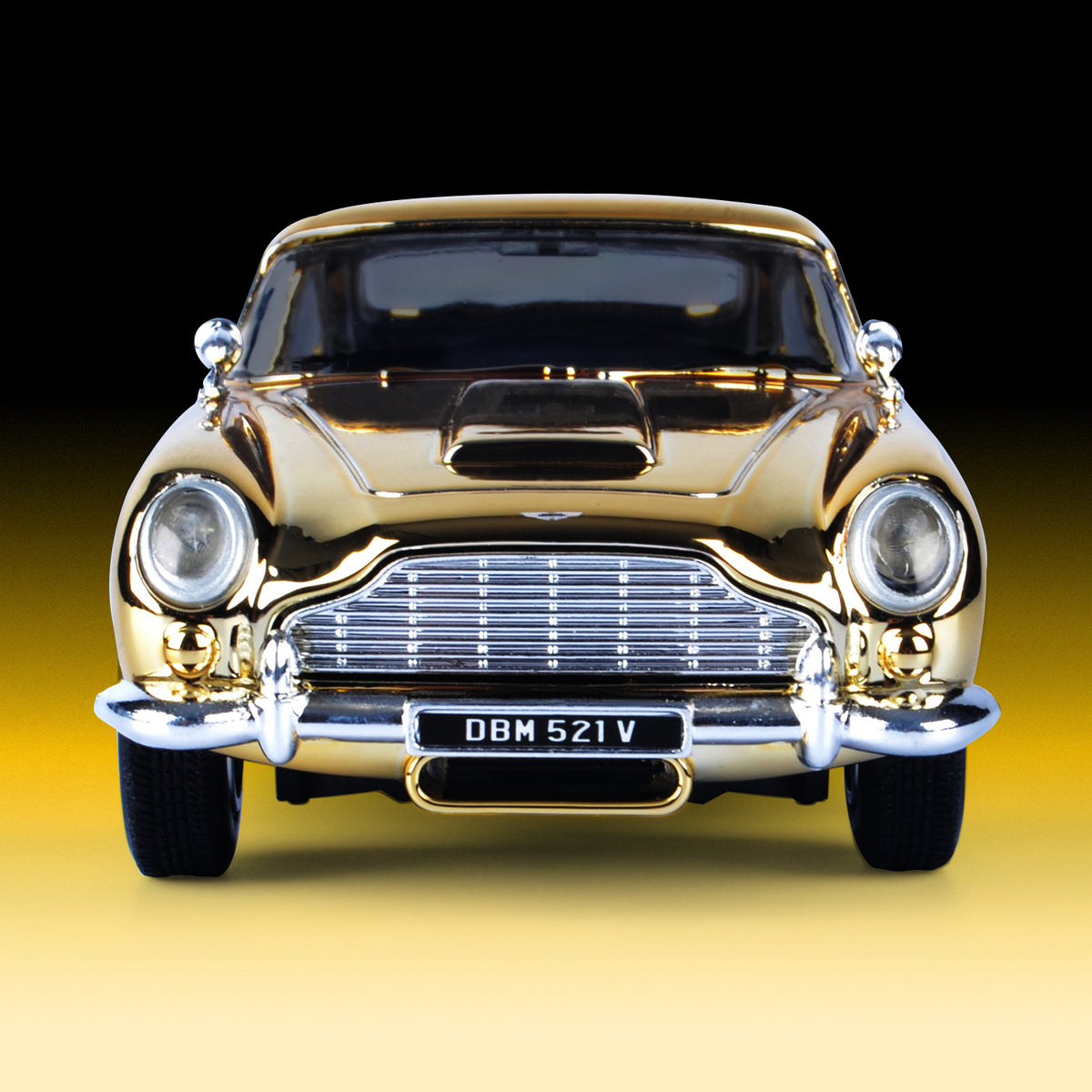 James Bond Aston Martin DB5 Gold Model Car - Goldfinger Edition - By Motormax
