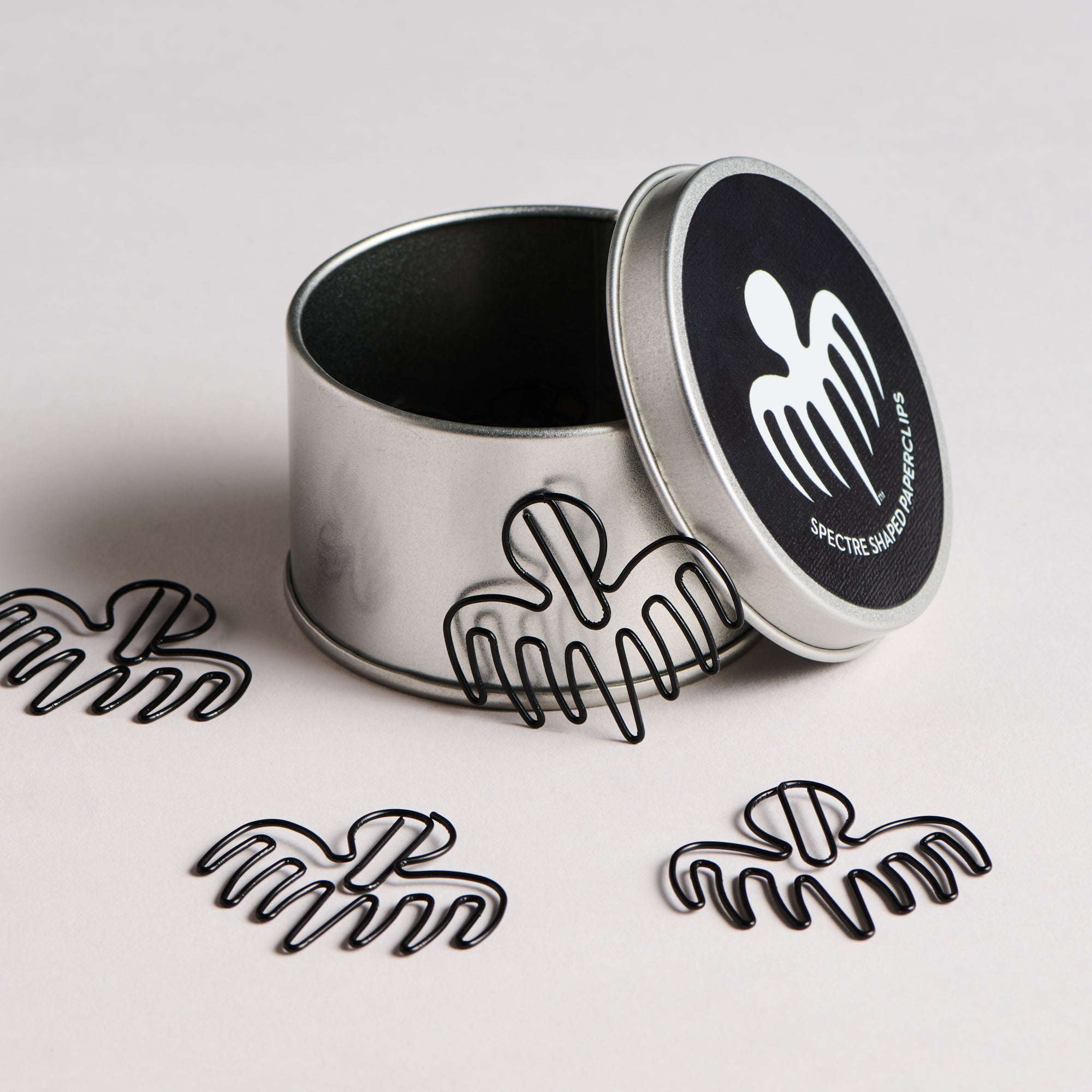 James Bond SPECTRE Symbol Black Metal Paperclips | 007Store