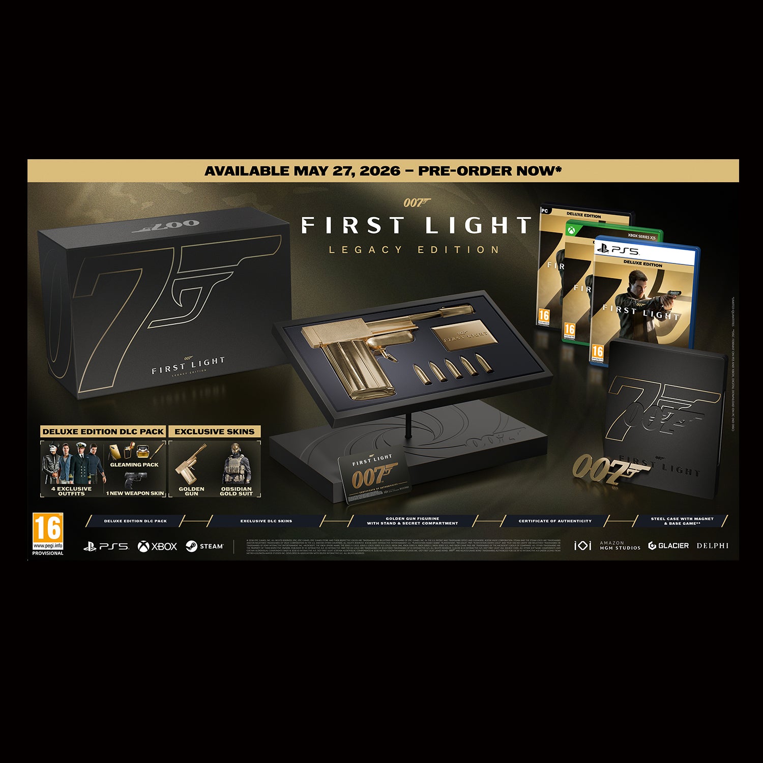 James Bond 007 First Light Computer Game - Legacy Edition - By IO Interactive (Pre-order) 007Store