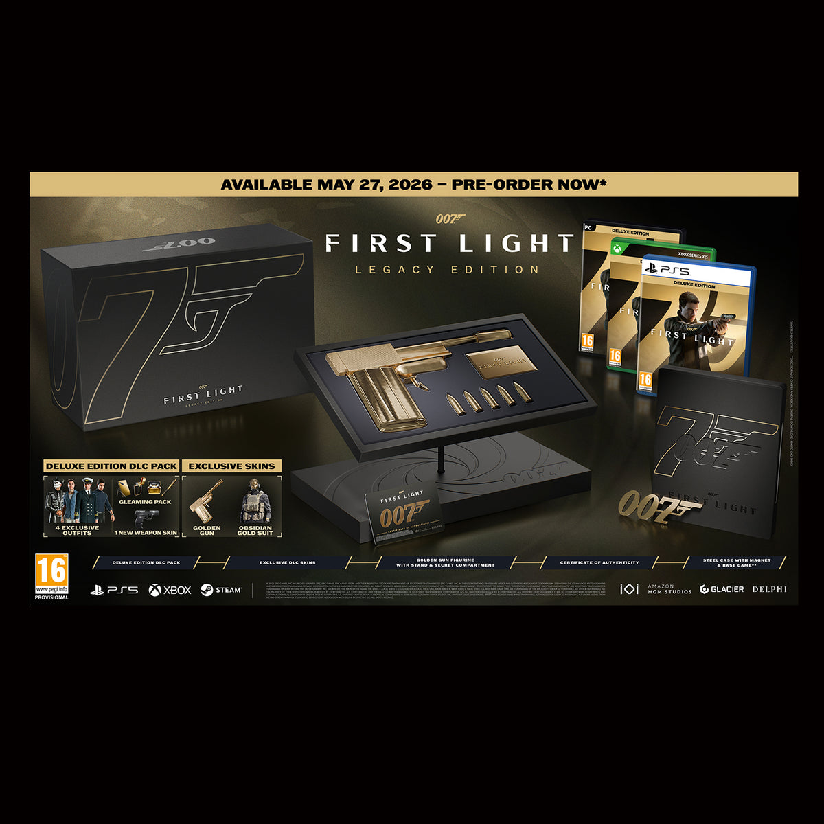 James Bond 007 First Light Computer Game - Legacy Edition - By IO Interactive (Pre-order)