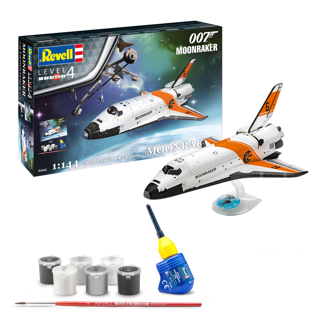James Bond Space Shuttle Modellbausatz - Moonraker Edition - Von Revell