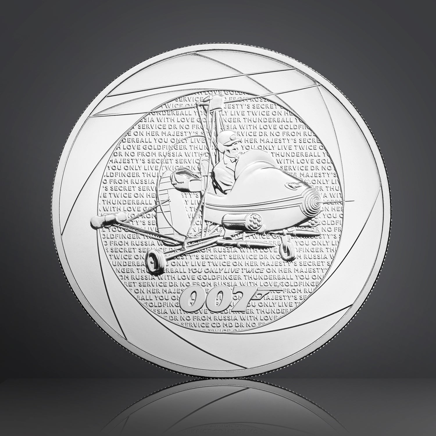 James Bond £5 Crown Brilliant Coin 1960s Edition Royal Mint | 007Store