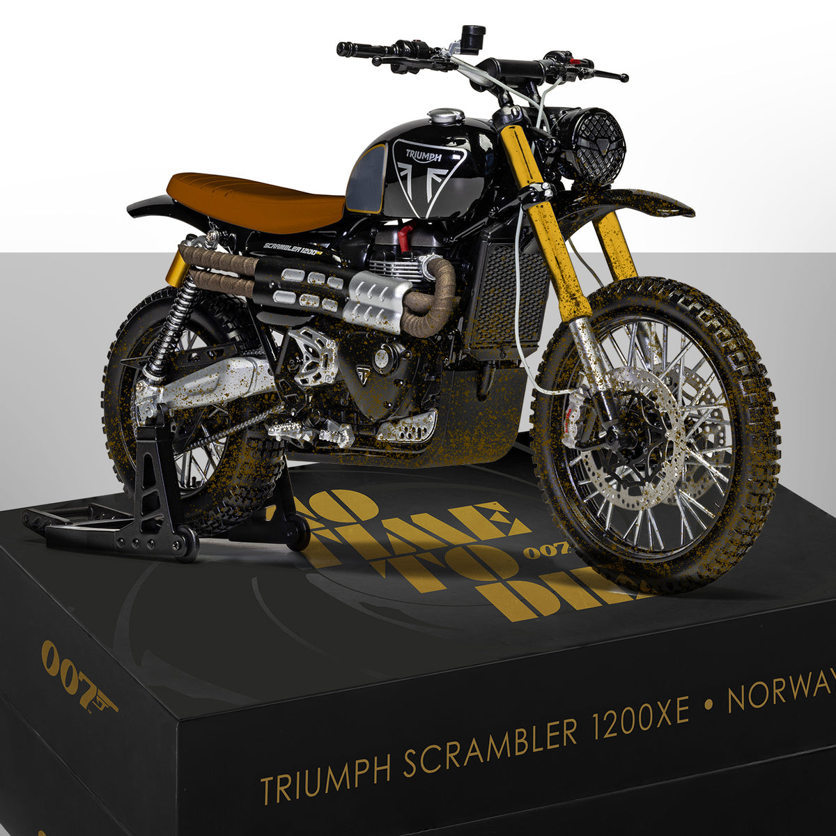 James Bond Triumph Scrambler 1200XE Model Bike - By Corgi (Pre-order)