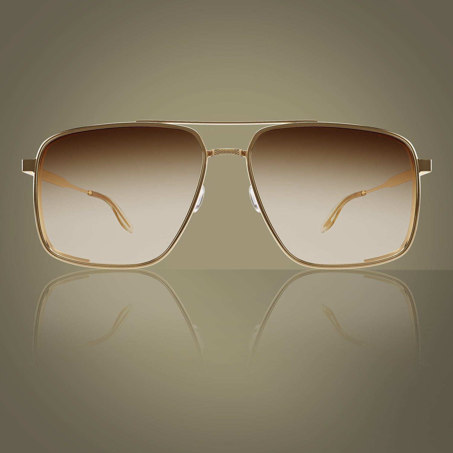James Bond Scaramanga Sunglasses - Gold / Gold Rush Edition