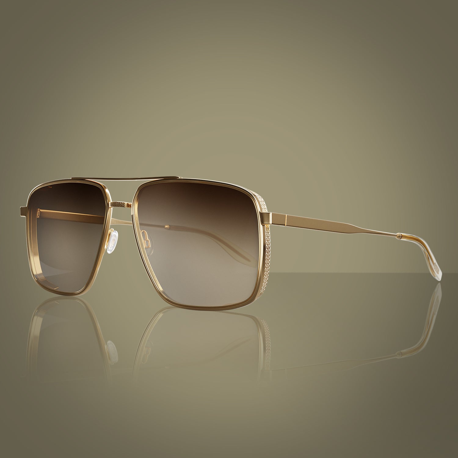 James Bond 007 Scaramanga - Gold / Gold Rush Sunglasses - By Barton Perreira (Pre-order) 007Store