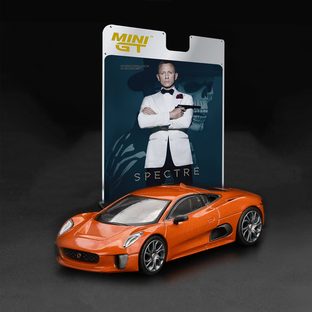 James Bond Jaguar C-X75 - Spectre Edition - By MINI GT 007Store