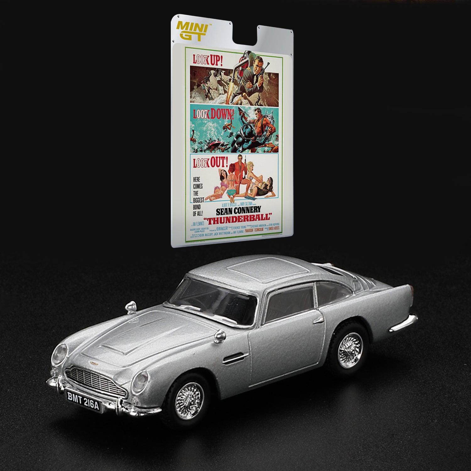James Bond Aston Martin DB5 Model Car - Thunderball Edition - By MINI GT 007Store
