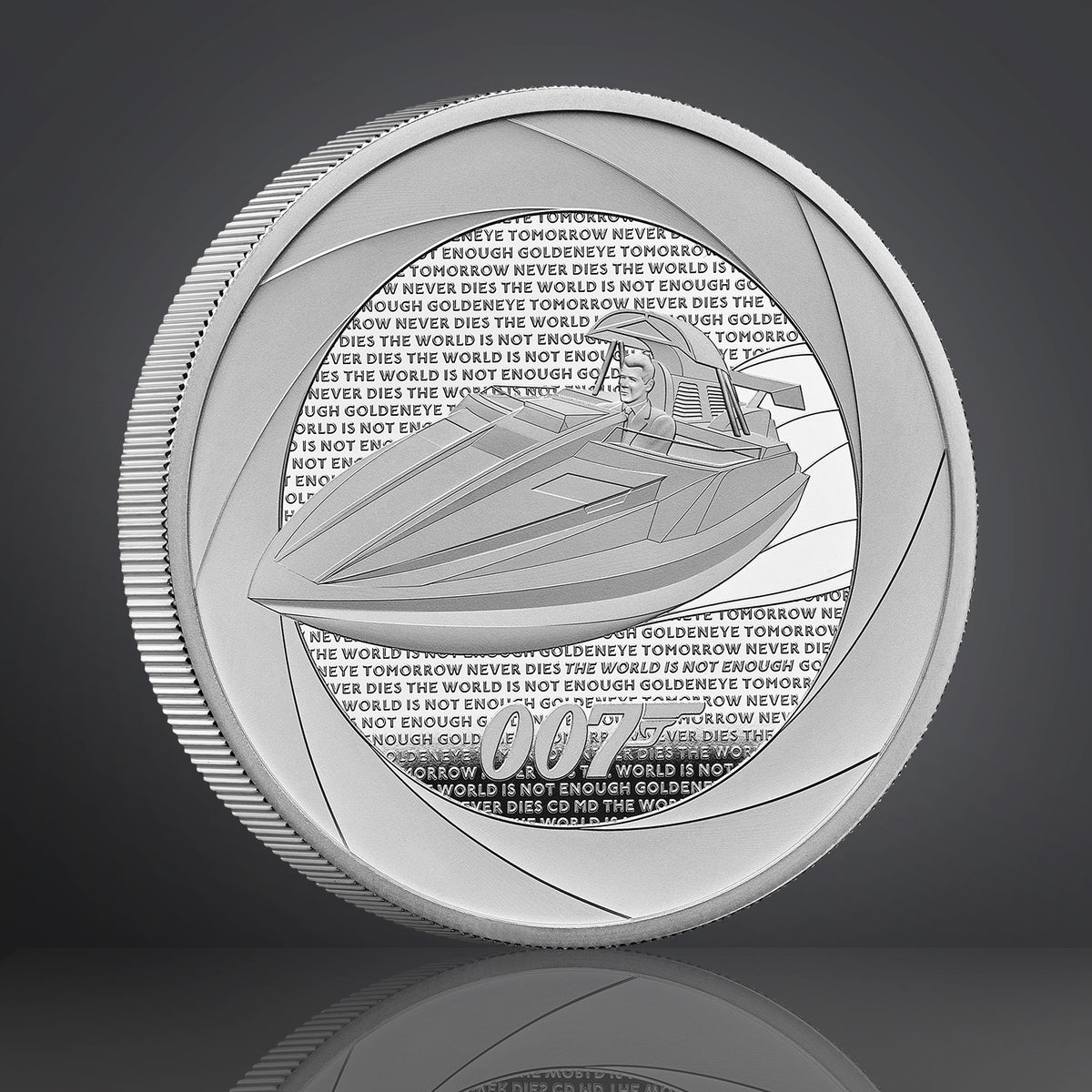 James Bond 5oz Silver Proof Coin - 1990s Numbered Edition - By The Royal Mint (Copy) 007Store
