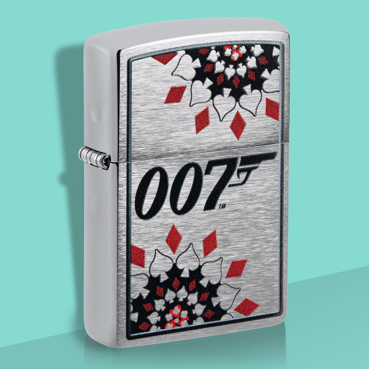 James Bond Zippo Lighter - Casino Royale Poker Card Edition