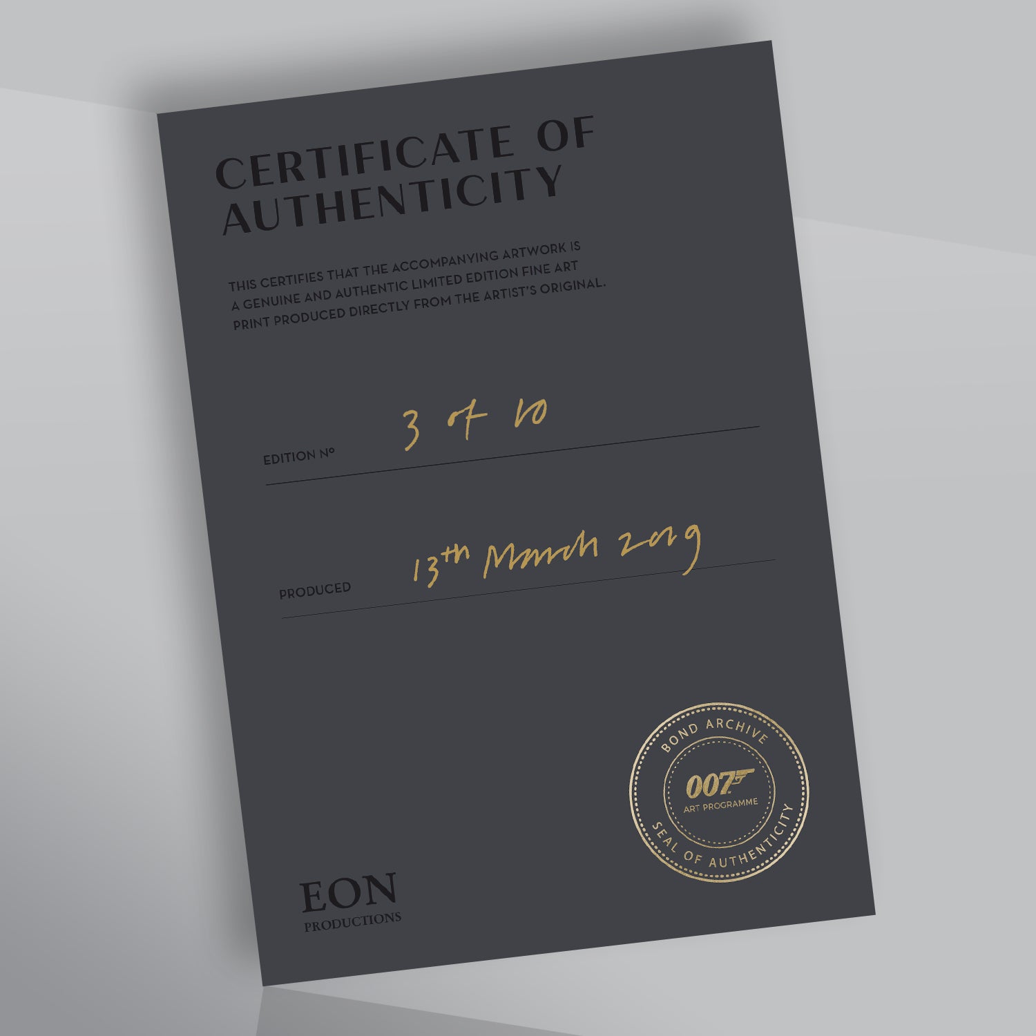 James Bond You Only Live Twice Art Print - Numbered Edition (Unframed) 007Store