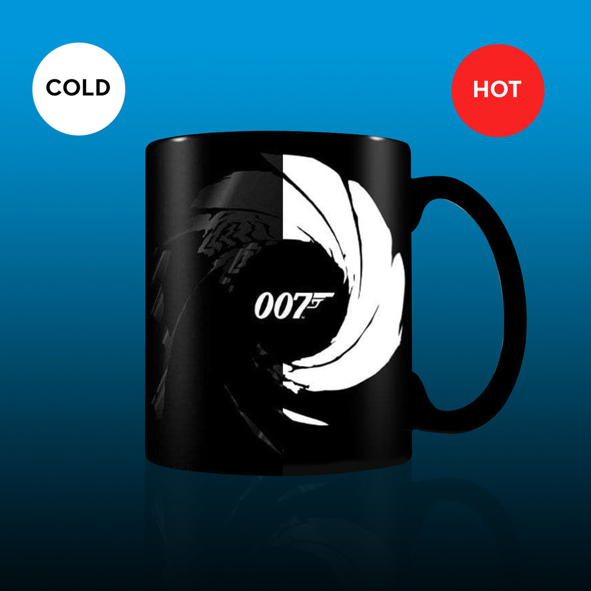 James Bond 007 – Pistolenlauf-Tasse mit Wärmeeffekt