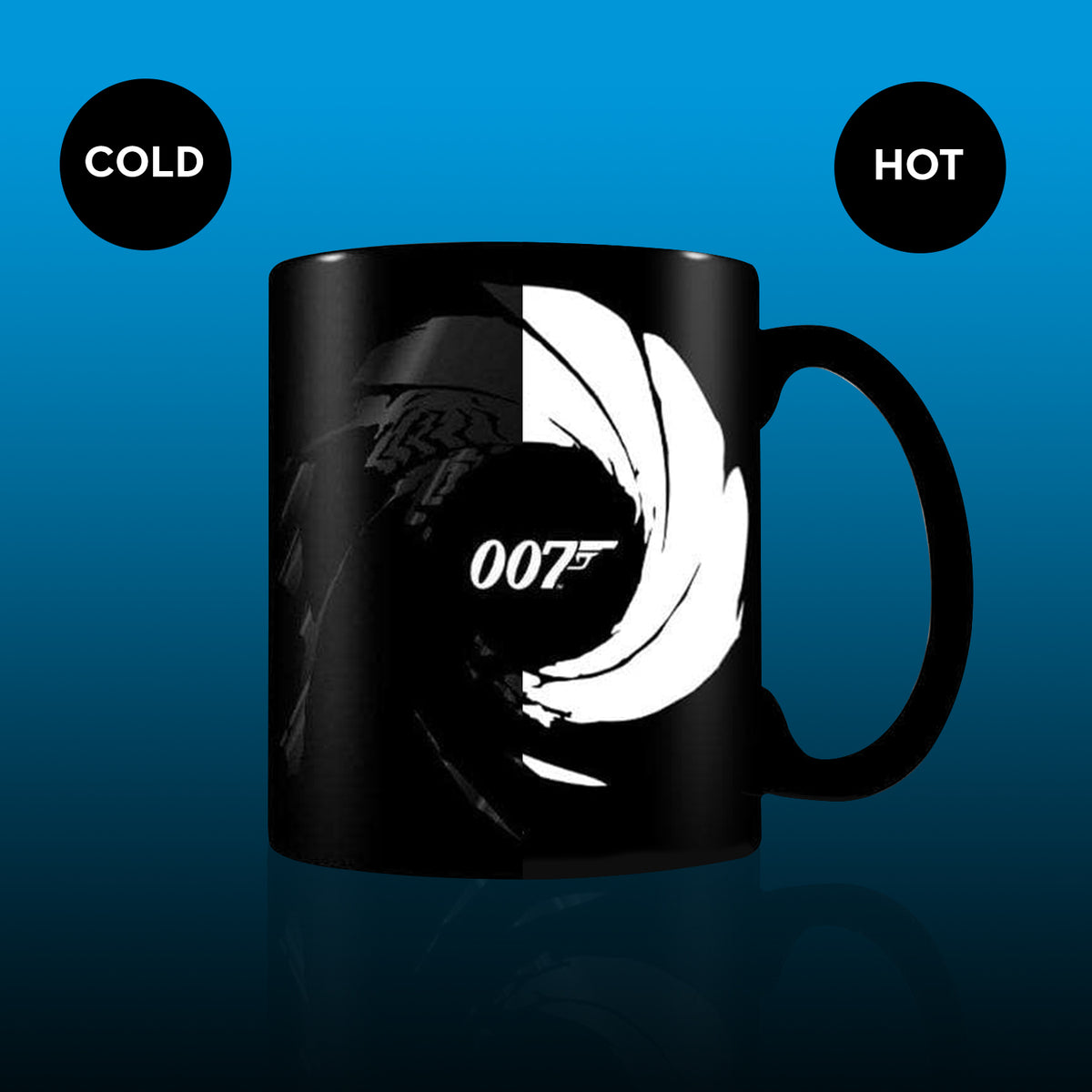 James Bond 007 – Pistolenlauf-Tasse mit Wärmeeffekt