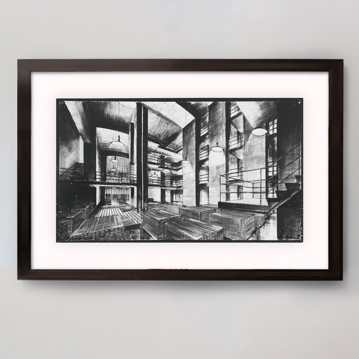 James Bond Ken Adam Goldfinger Fort Knox Framed Art Print - Exclusive Numbered Edition 007Store