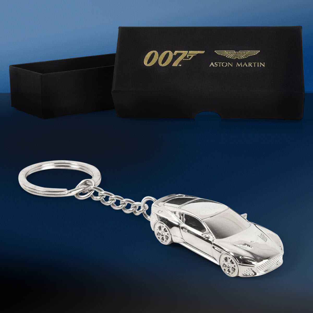 James Bond Aston Martin DBS Superleggera Car Keyring - No Time To Die Edition