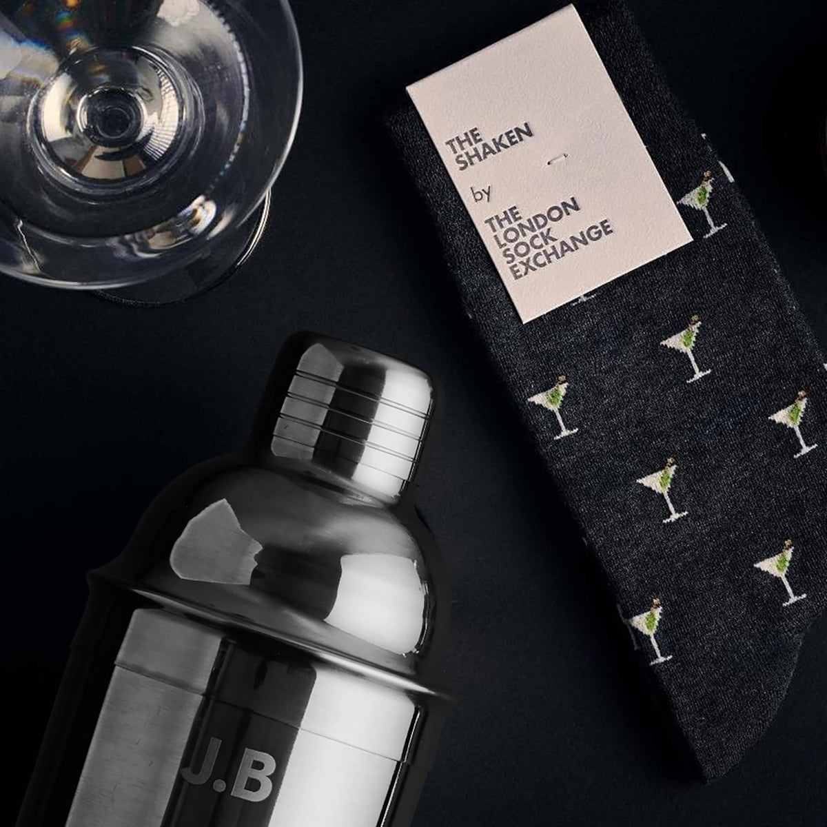 &quot;The Shaken&quot; James Bond Socks - By The London Sock Exchange