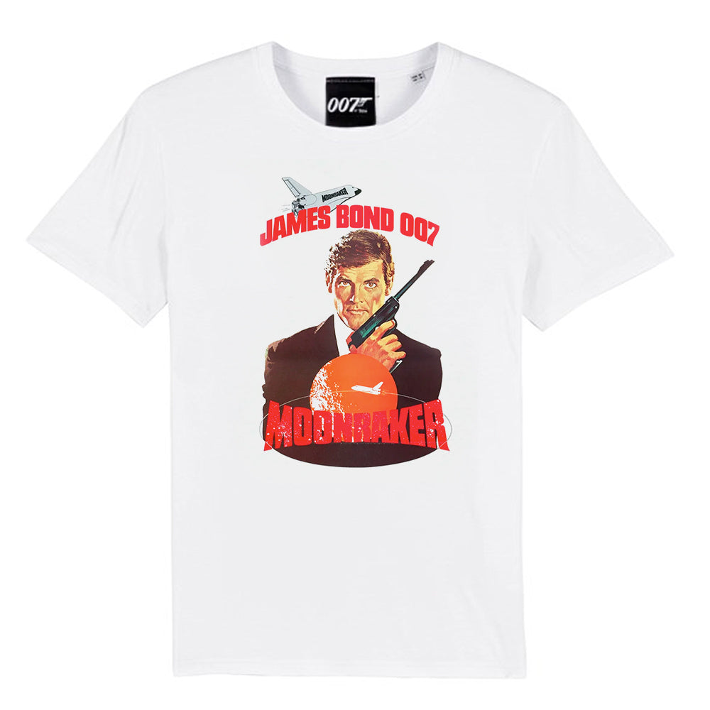 James Bond Moonraker Poster T-Shirt 007Store