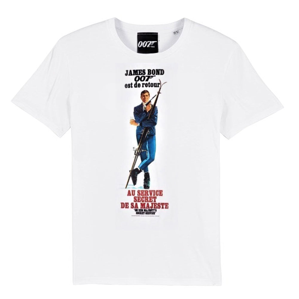 James Bond On Her Majesty&#39;s Secret Service Poster T-Shirt