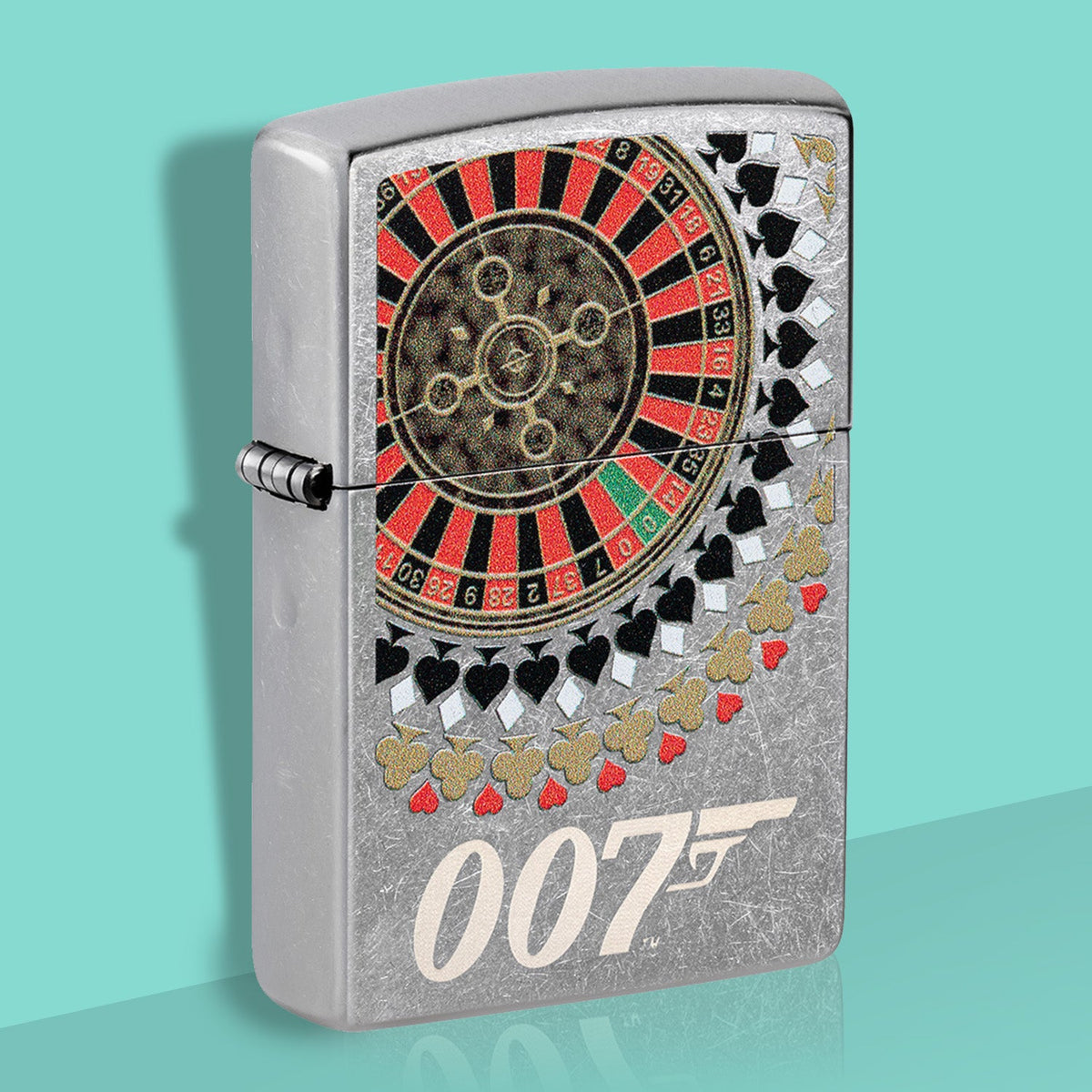 James Bond Zippo Lighter - Casino Royale Roulette Edition
