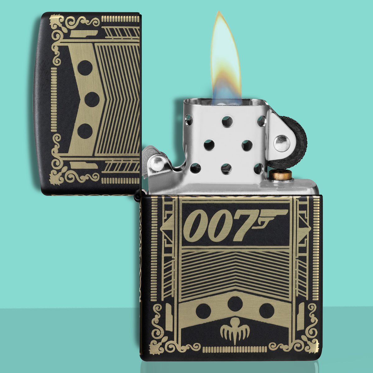 James Bond Zippo Lighter - Motif Armor Case Numbered Edition