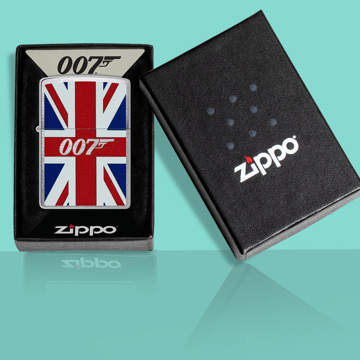 James Bond Zippo Lighter - 007 Union Jack Edition