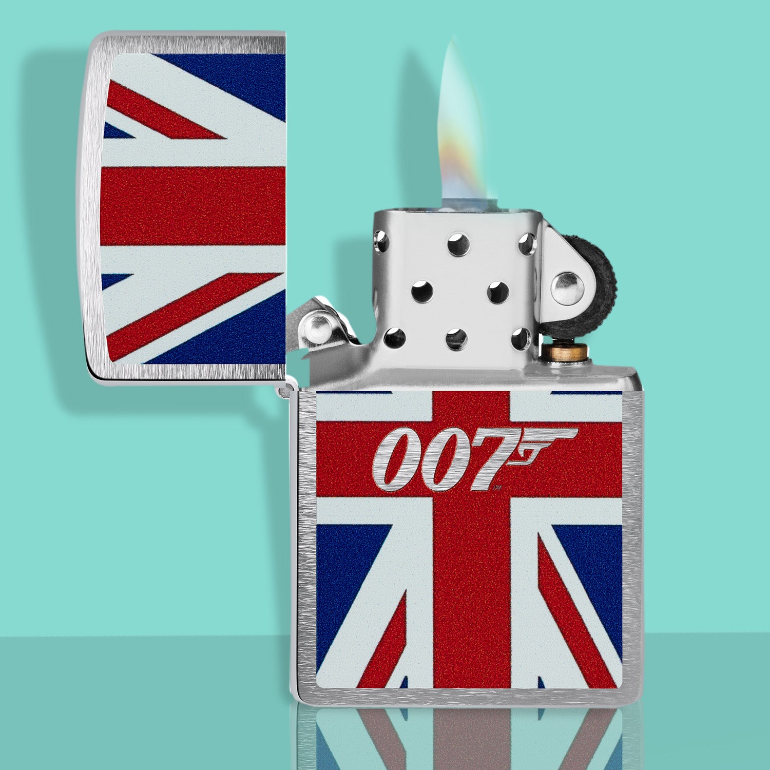 James Bond Zippo Lighter - 007 Union Jack Edition 007Store