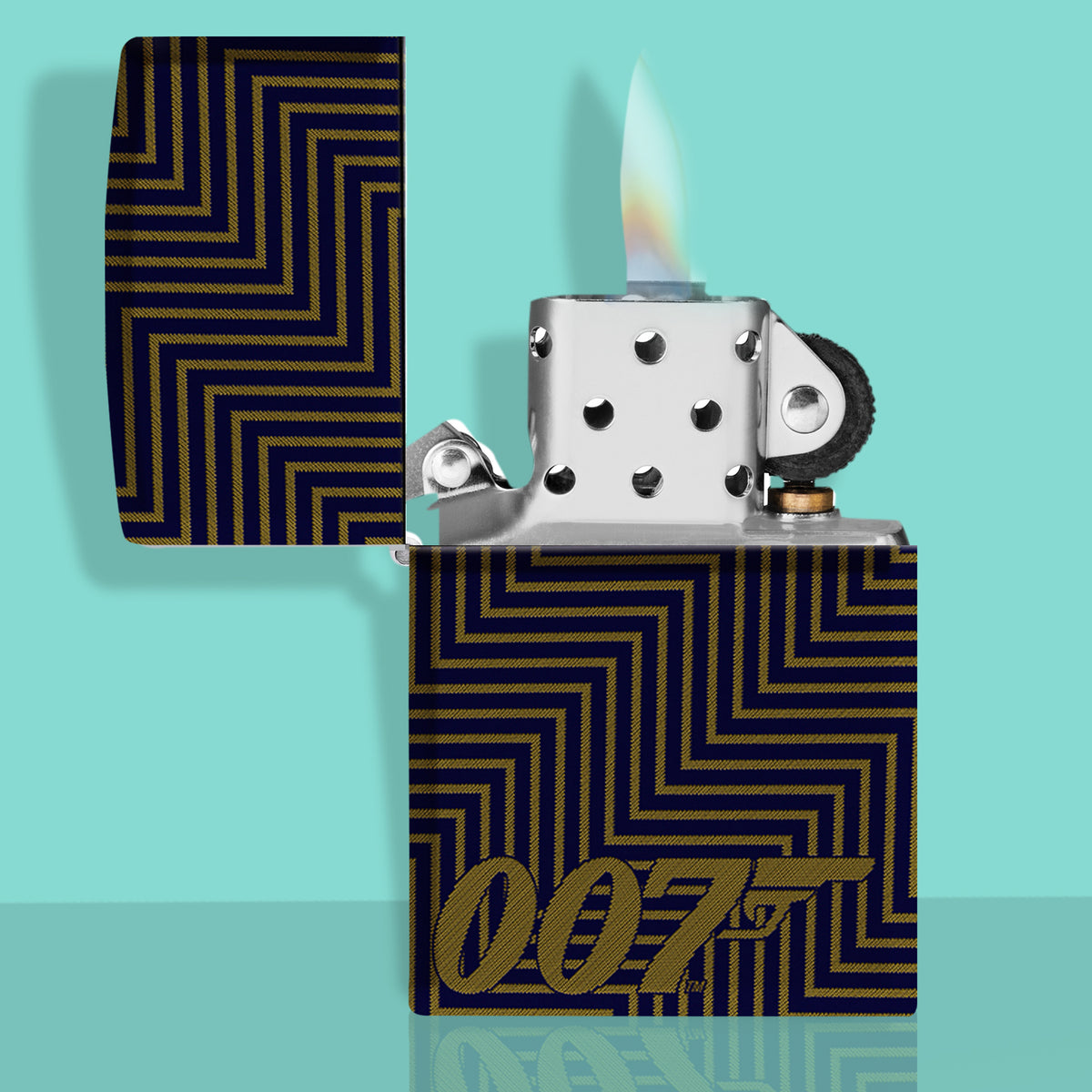 James Bond Zippo Lighter - Zig Zag Edition