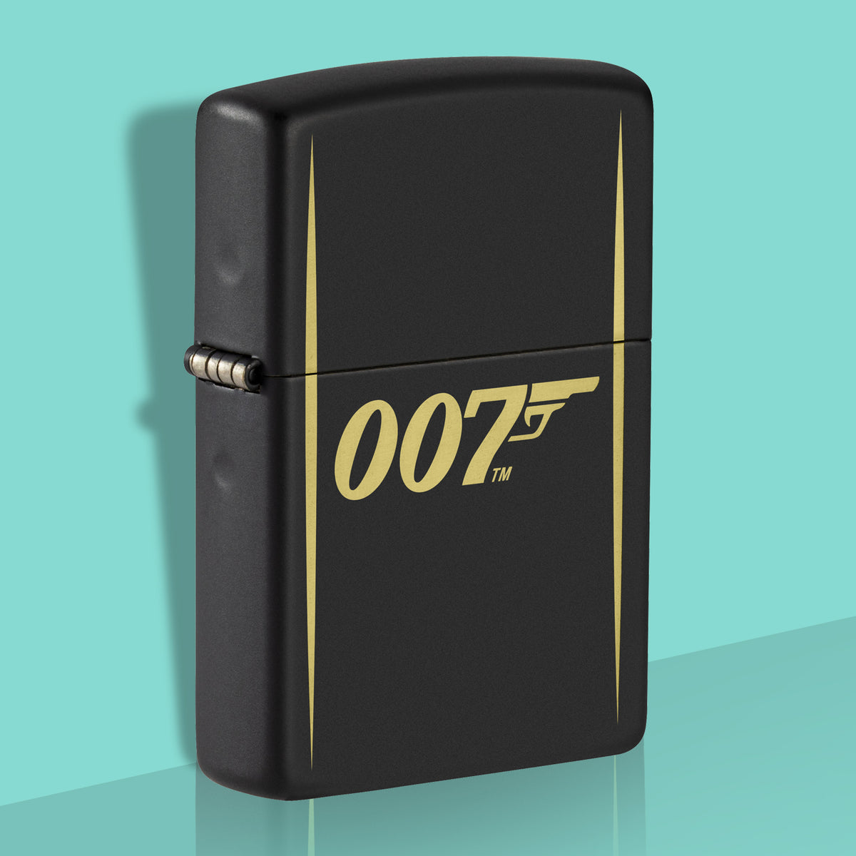 James Bond Zippo Lighter - Black &amp; Gold Edition