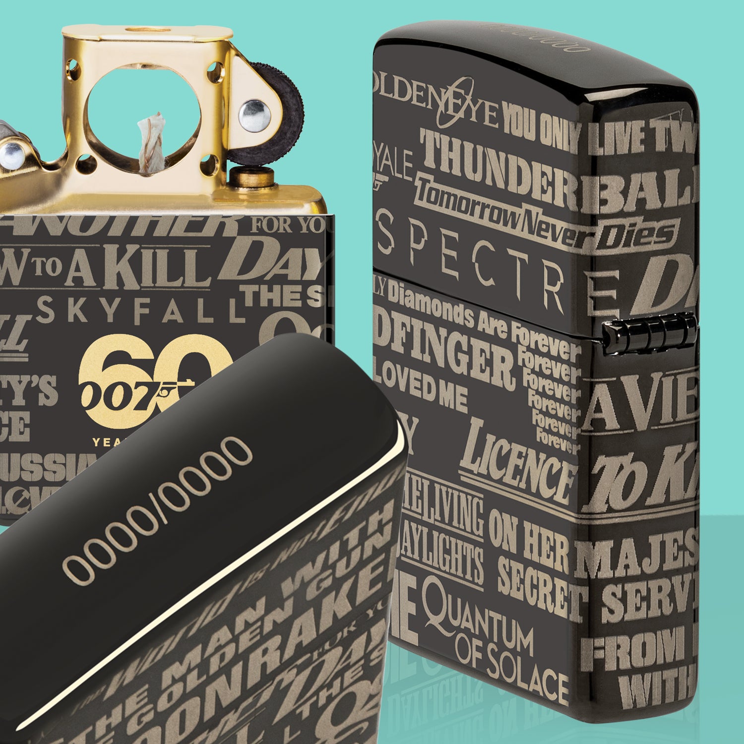 James Bond Zippo Lighter 60th Anniversary Numbered Edition | 007Store