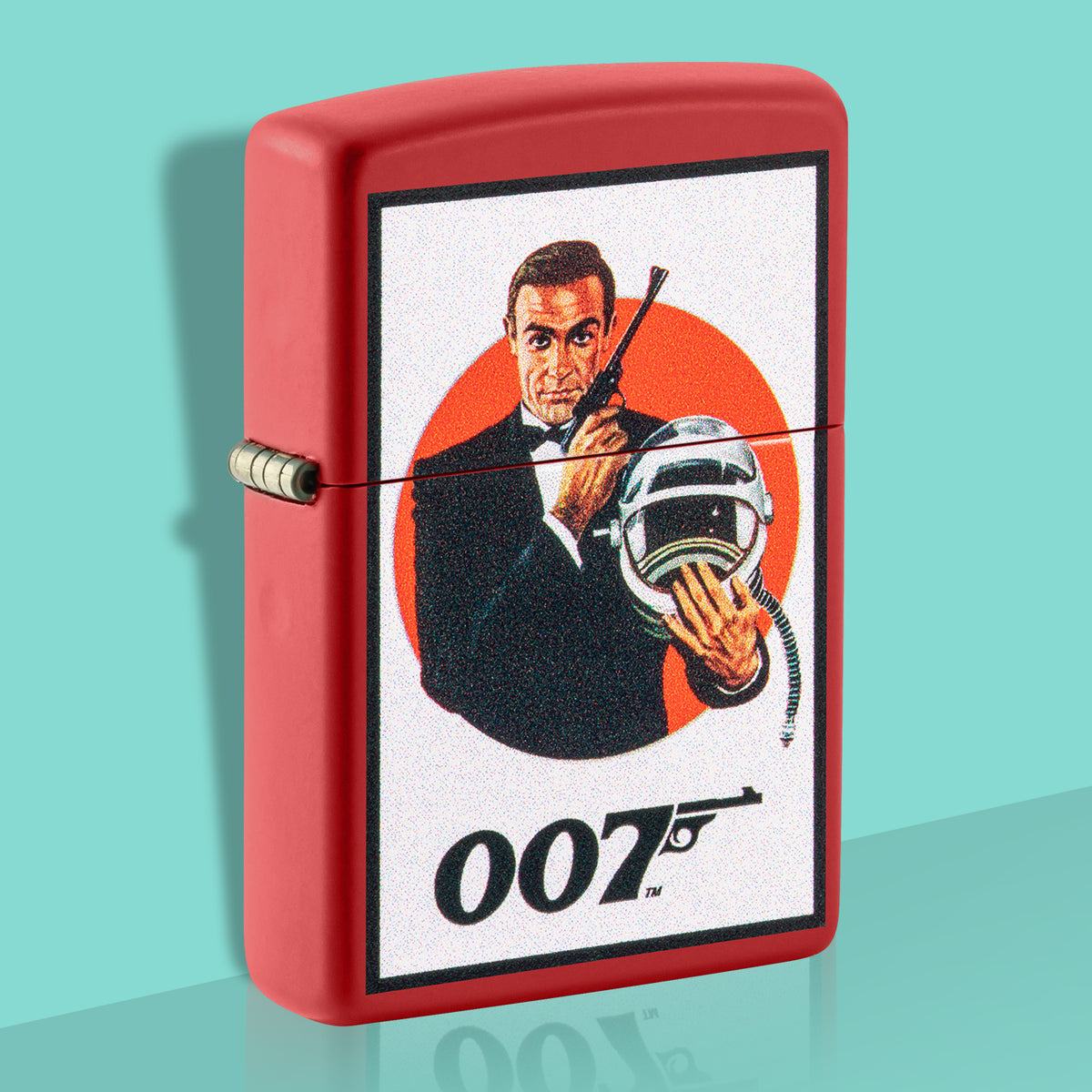 James Bond Zippo Feuerzeug - Man lebt nur zweimal, rote Edition