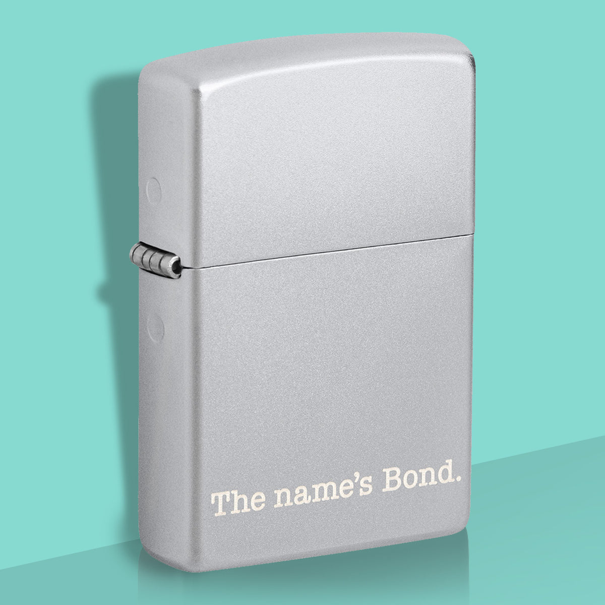 James Bond Zippo Lighter - &quot;The Name&#39;s Bond&quot; Edition