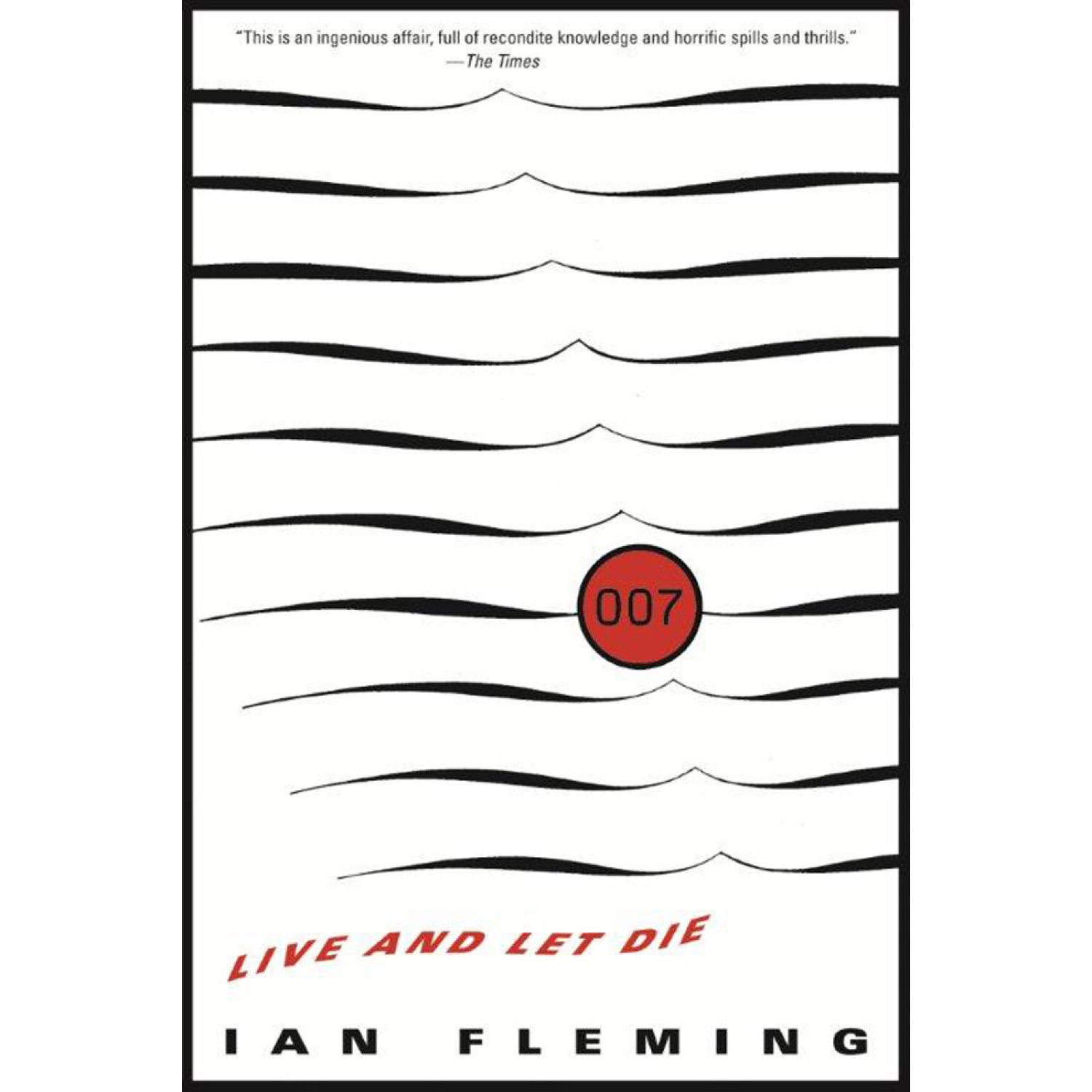 Live And Let Die: James Bond Paperback Book - By Ian Fleming 007Store