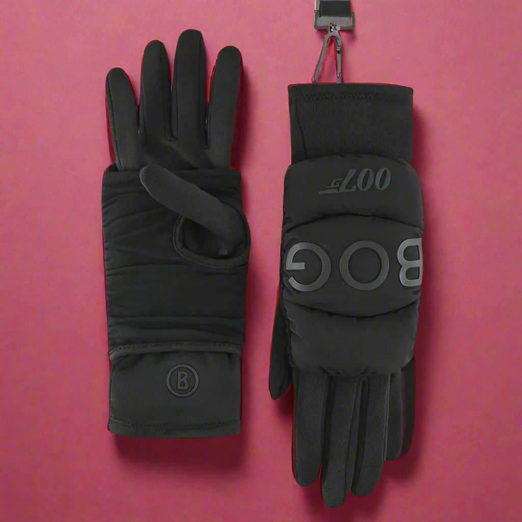 James Bond Quilted 2-In-1 Touch Gloves - By Bogner