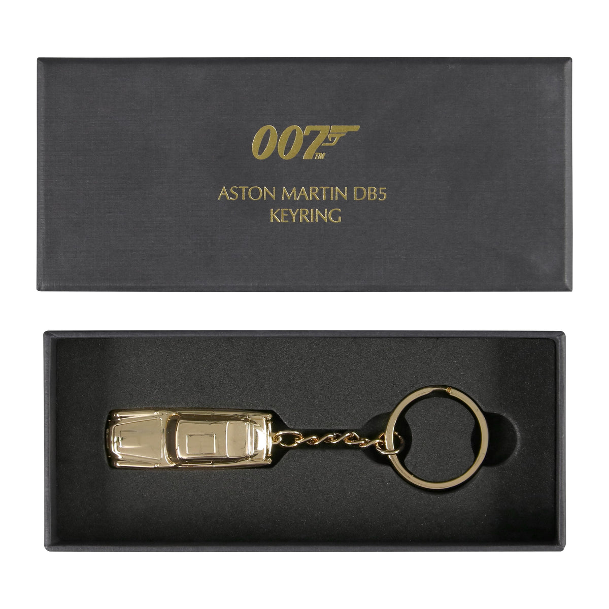 James Bond Aston Martin DB5 Gold Finish Keyring 007Store
