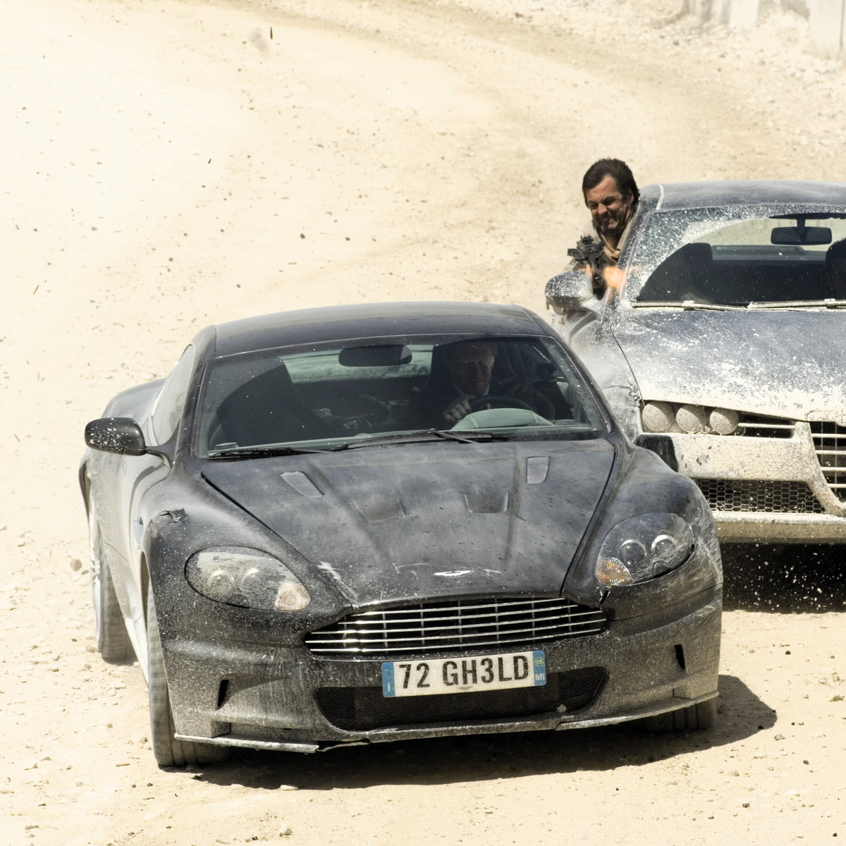 James Bond Damaged Aston Martin DBS Model Car - Quantum Of Solace Edition - By Corgi