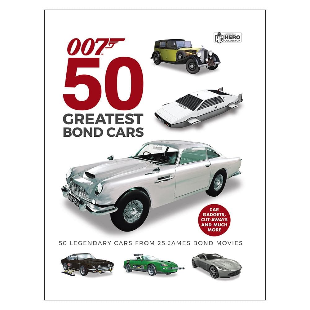 50 Greatest Bond Cars 007 Book - 007STORE